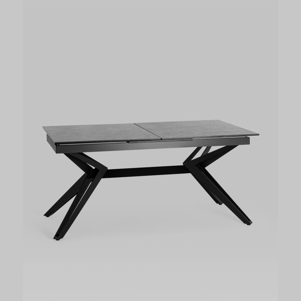Обеденный стол Stool Group Олимпия, раскладной, 160-210*90, темная керамика Обеденный стол Stool Group Олимпия, раскладной, 160-210*90, темная керамика