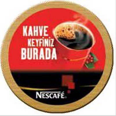 Квадратная столешница Werzalit (80х80 см) Nescafe печать Квадратная столешница Werzalit (80х80 см) Nescafe печать