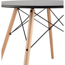 Стол Eames DSW D80 черный