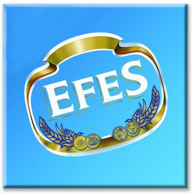 Квадратная столешница Werzalit (60х60 см) Efes Pilsen 2 печать С рисунком Квадратная столешница Werzalit (60х60 см) Efes Pilsen 2 печать С рисунком