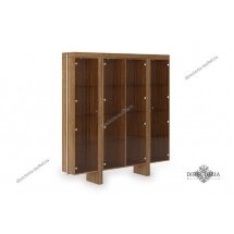 DA 2223 Стелаж со стеклянными полками Эбони Walnut