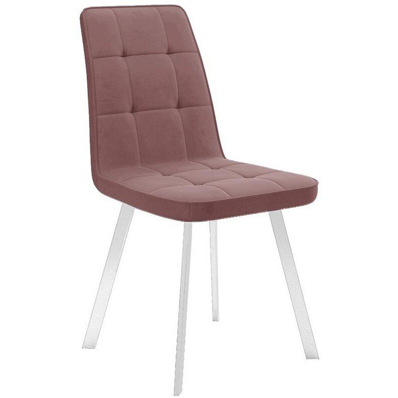 Стул DikLine 207 B36 PINK /ножки белые Стул DikLine 207 B36 PINK /ножки белые