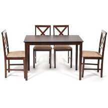 Обеденный комплект Хадсон (стол + 4 стула)/ Hudson Dining Set