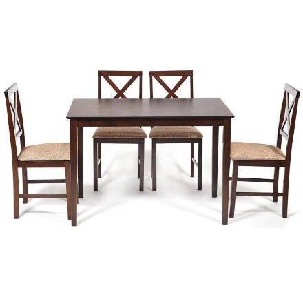 Обеденный комплект Хадсон (стол + 4 стула)/ Hudson Dining Set 