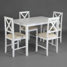 Обеденный комплект Хадсон (стол + 4 стула)/ Hudson Dining Set