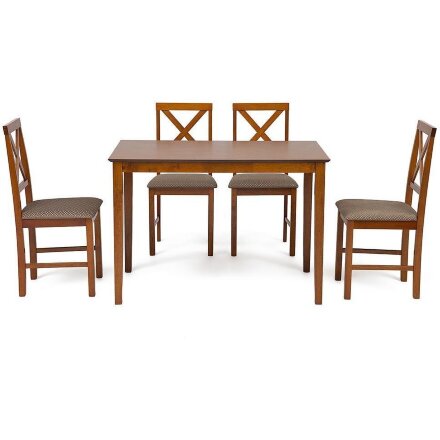 Обеденный комплект Хадсон (стол + 4 стула)/ Hudson Dining Set 