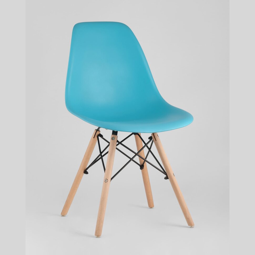 Стул Eames DSW бирюзовый x4 Стул Eames DSW бирюзовый x4