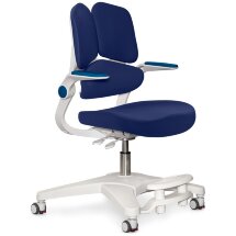 Детское кресло ErgoKids Trinity Dark Blue  арт.Y-617 DB  - обивка темно-синяя однотонная  коробок-1шт.