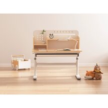 Детский стол Ergokids Bravo Max Maple/Grey  арт. TH-360 Max MG/G  - столешница клён / накладки на ножках серые  коробок-2 шт.