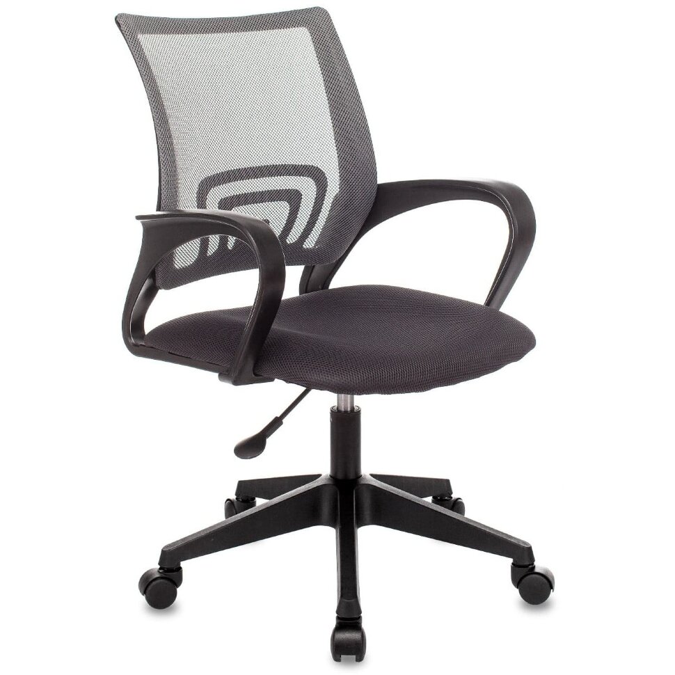 Кресло офисное TopChairs ST-Basic сетка/ткань серый Кресло офисное TopChairs ST-Basic сетка/ткань серый