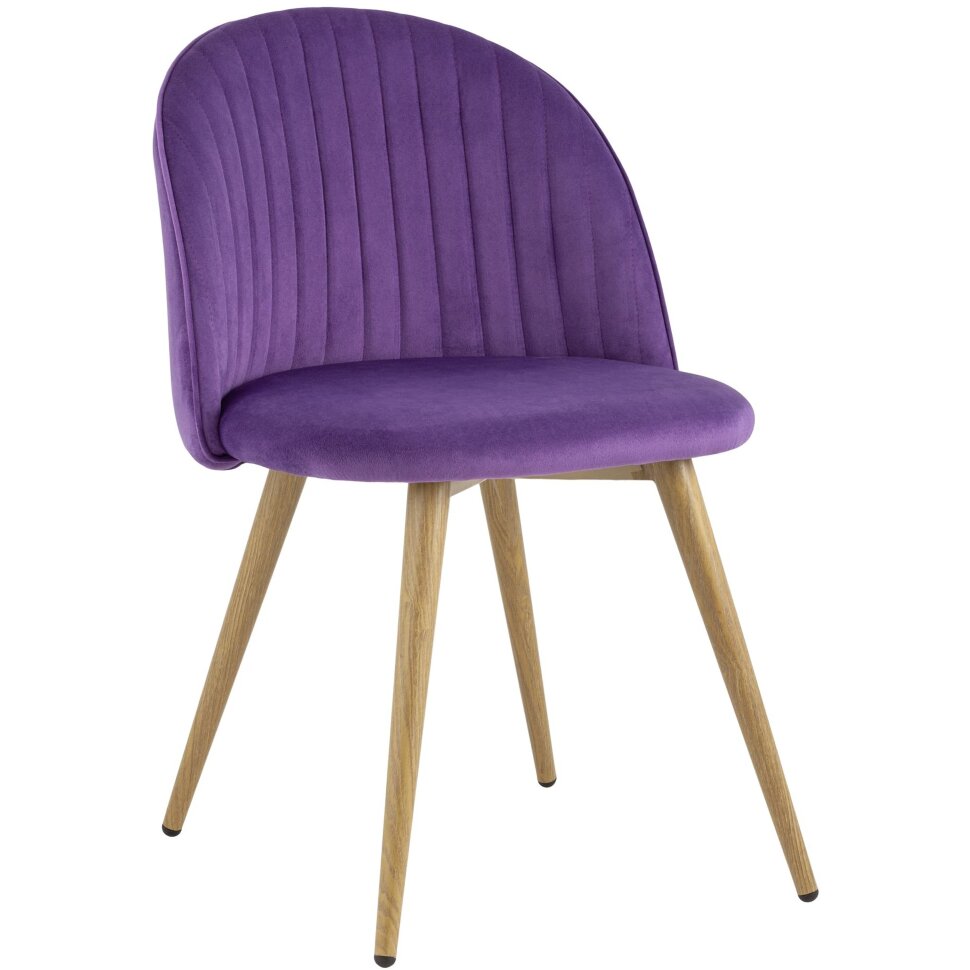 Стул Лион Страйпс велюр лиловый Стул Лион Страйпс велюр лиловый