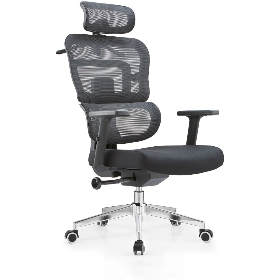 TopChairs Techno офисное черное, обивка из сетки и текстиля, механизм качания мультиблок TopChairs Techno офисное черное, обивка из сетки и текстиля, механизм качания мультиблок