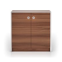 NTM-2W Шкаф для документов (низкий) Teko + Шпон Walnut TA32A (Лиственница)