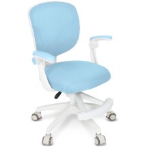 Детское кресло Ergokids Soft Air Blue  арт.Y-240 KBL  - обивка голубая однотонная  коробок-1шт.