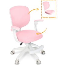 Детское кресло Ergokids Soft Air Pink  арт.Y-240 KP  - обивка однотонная розовая  коробок-1шт.