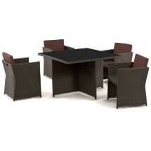 Комплект плетеной мебели T300A/Y300A-W53 Brown 4Pcs