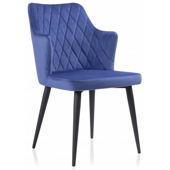 Стул на металлокаркасе Velen dark blue Стул на металлокаркасе Velen dark blue