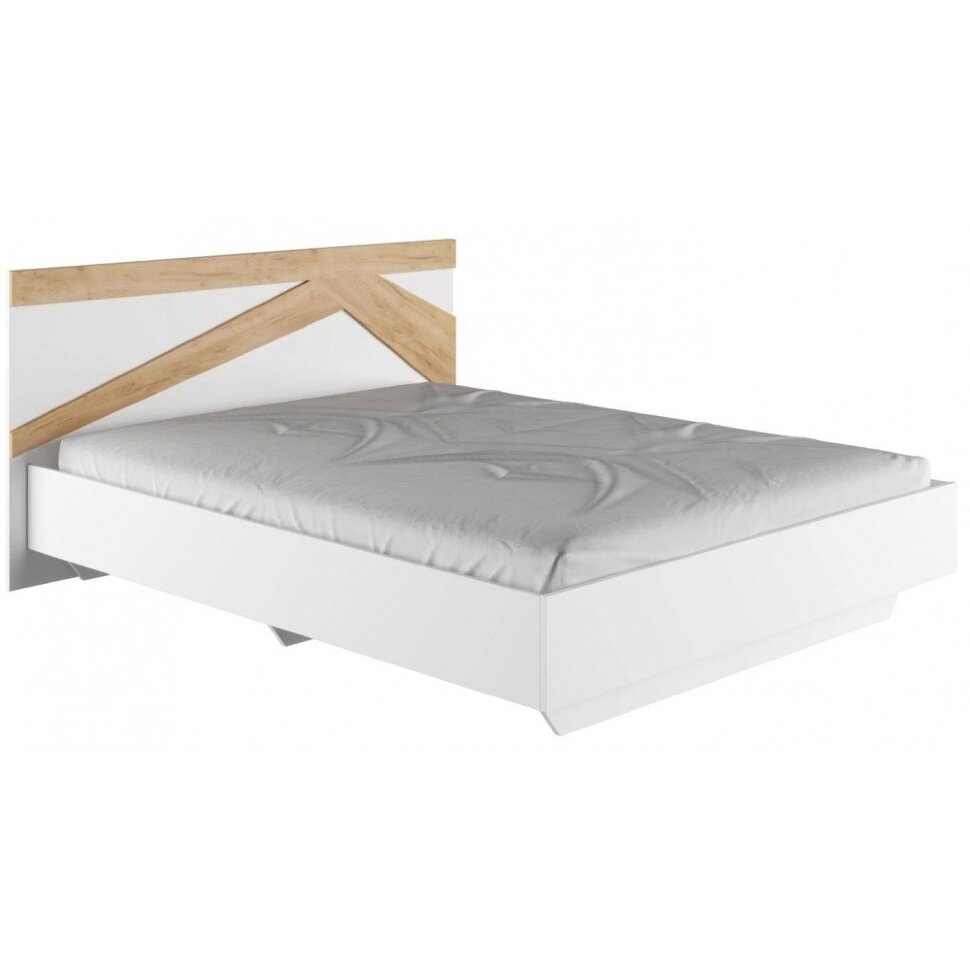 Кровать Теодора 160х200 белый / крафт золотой Кровать Теодора 160х200 белый / крафт золотой